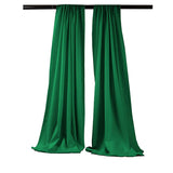Polyester Poplin Fabric - Backdrop Drape Curtain Panel, Room Divider, 5 Feet Wide x 8 Feet High, 1 Pair