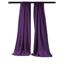 Polyester Poplin Fabric - Backdrop Drape Curtain Panel, Room Divider, 5 Feet Wide x 8 Feet High, 1 Pair