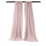 Polyester Poplin Fabric - Backdrop Drape Curtain Panel, Room Divider, 5 Feet Wide x 8 Feet High, 1 Pair