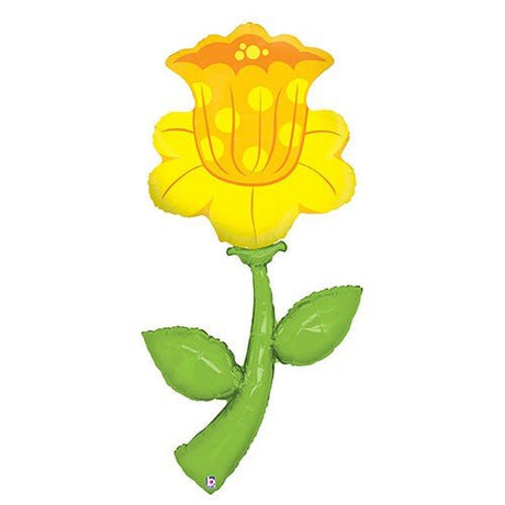 Foil Balloon 5 Foot Daffodil