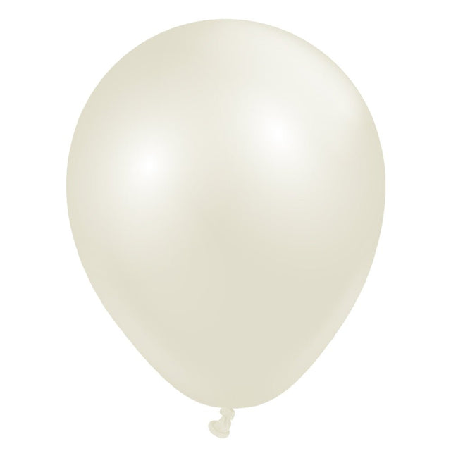 Latex Balloons 5 Inch Kalisan Aura Ivory White