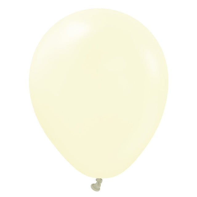 Latex Balloons 5 Inch Kalisan Macaron Pale Yellow