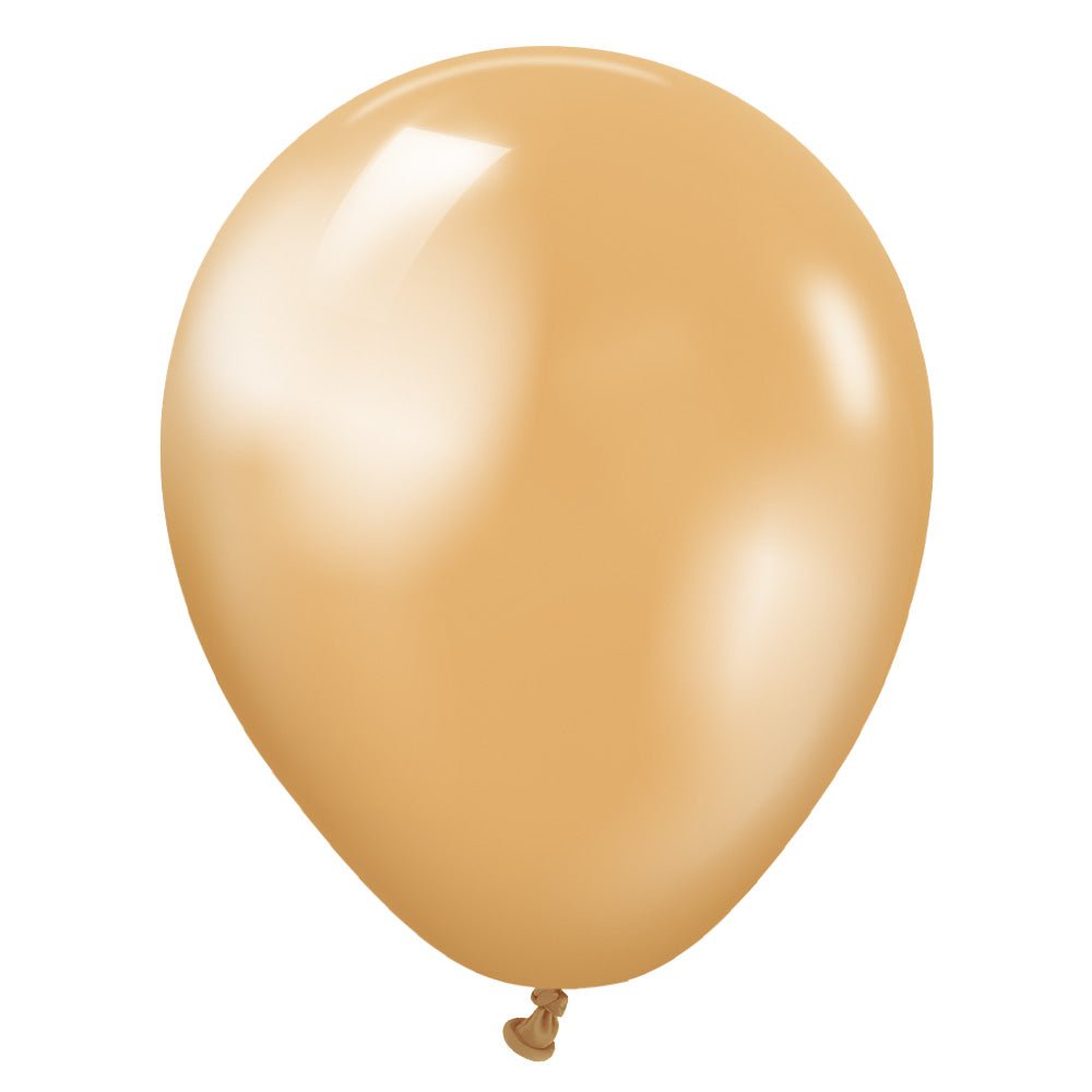 Latex Balloons 5 Inch Metallic Gold