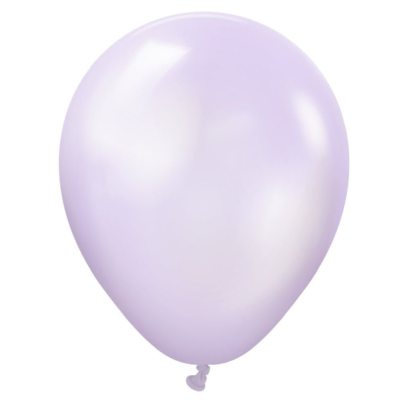 5 Inch Latex Balloons Metallic Pearl Lilac