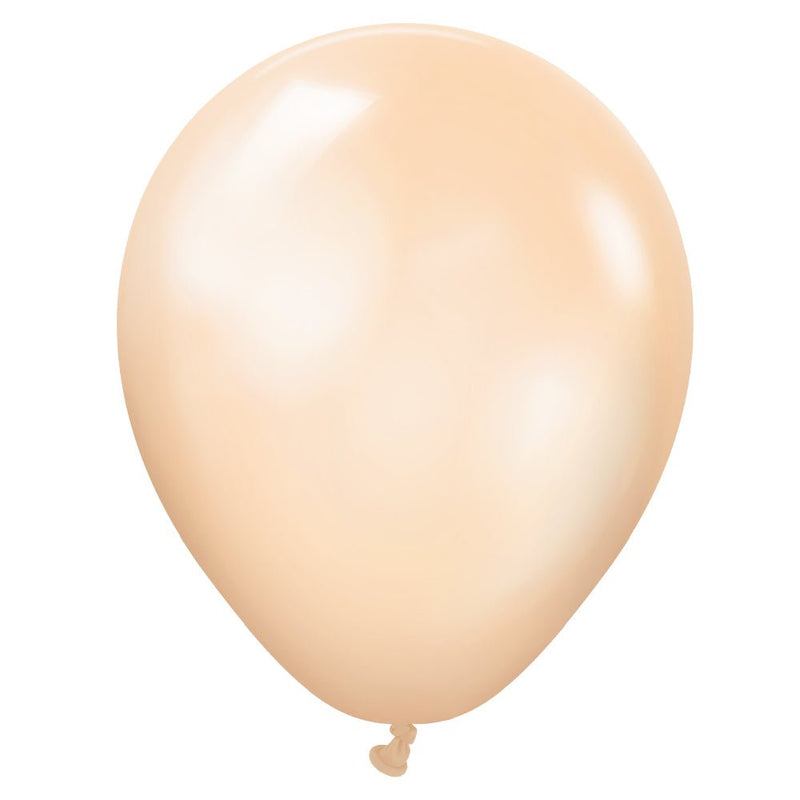 Latex Balloons 5 Inch Metallic Pearl Salmon