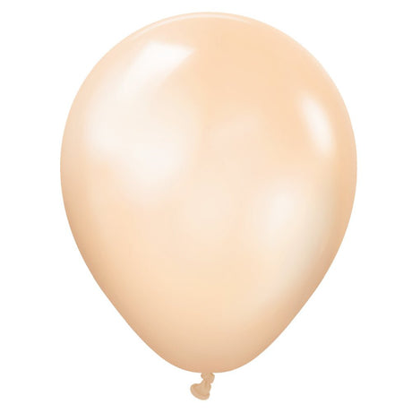 Latex Balloons 5 Inch Metallic Pearl Salmon