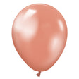 Latex Balloons Metallic Rose Gold 5 Inch