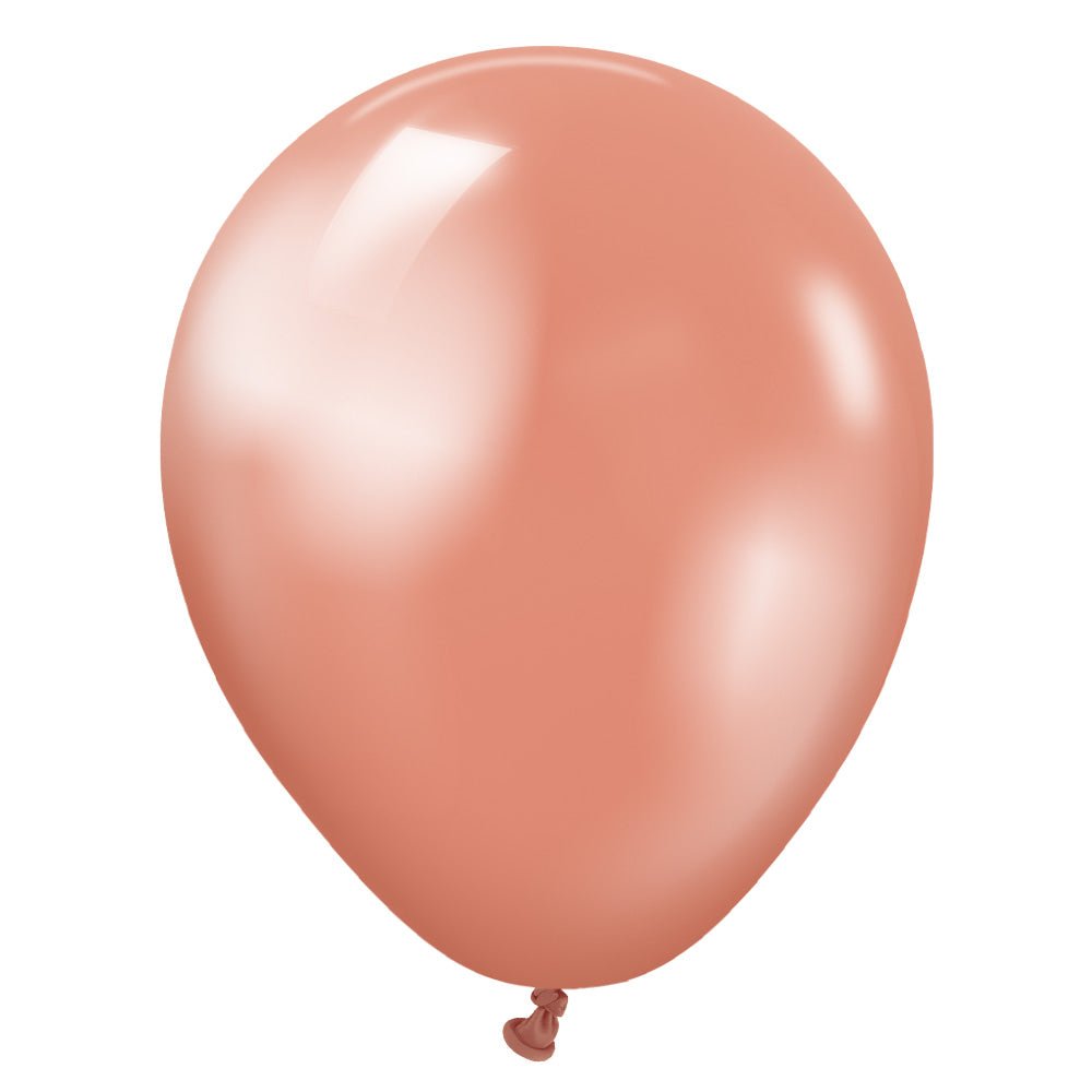 Latex Balloons Metallic Rose Gold 5 Inch