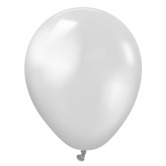 Latex Balloons 5 Inch Metallic Silver