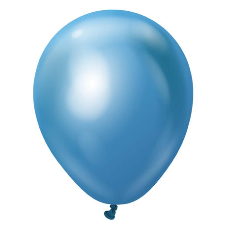 Latex Balloons 5 Inch Kalisan Mirror Blue