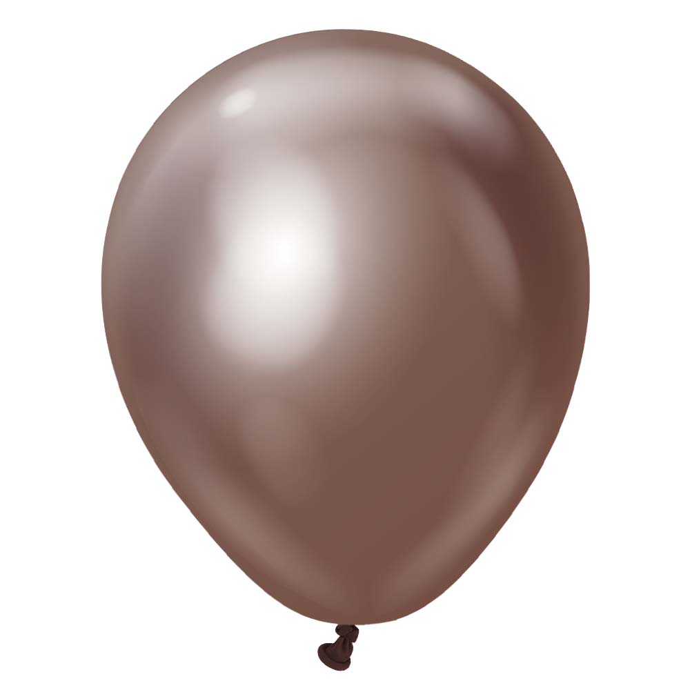 Latex Balloons 5 Inch Kalisan Mirror Chocolate