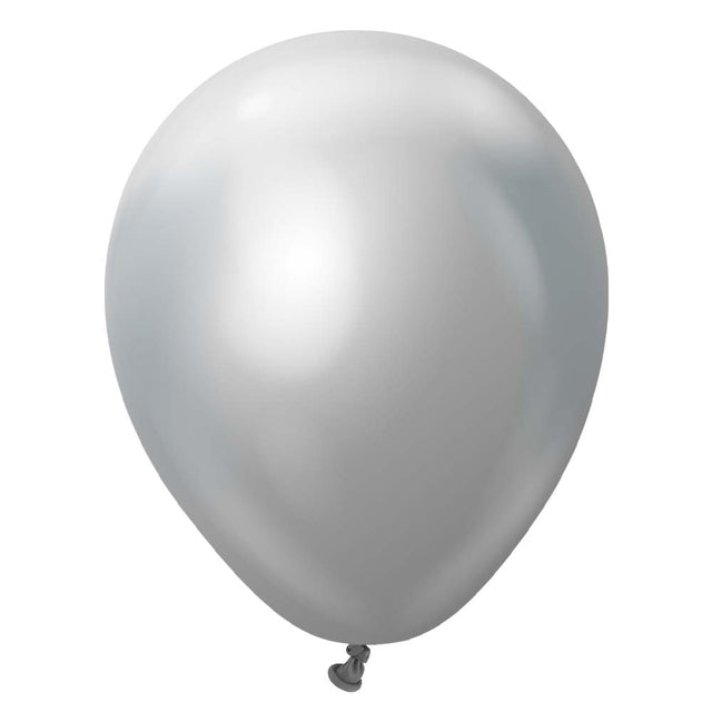 Latex Balloons 5 Inch Kalisan Mirror Silver
