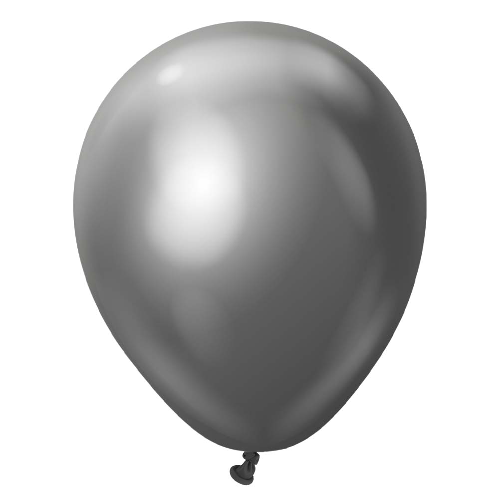 Latex Balloons 5 Inch Kalisan Mirror Space Grey