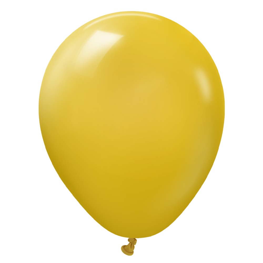 Latex Balloons 5 Inch Kalisan Retro Mustard