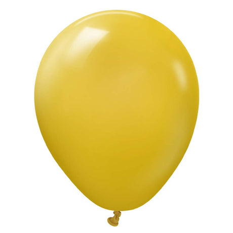 Latex Balloons 5 Inch Kalisan Retro Mustard