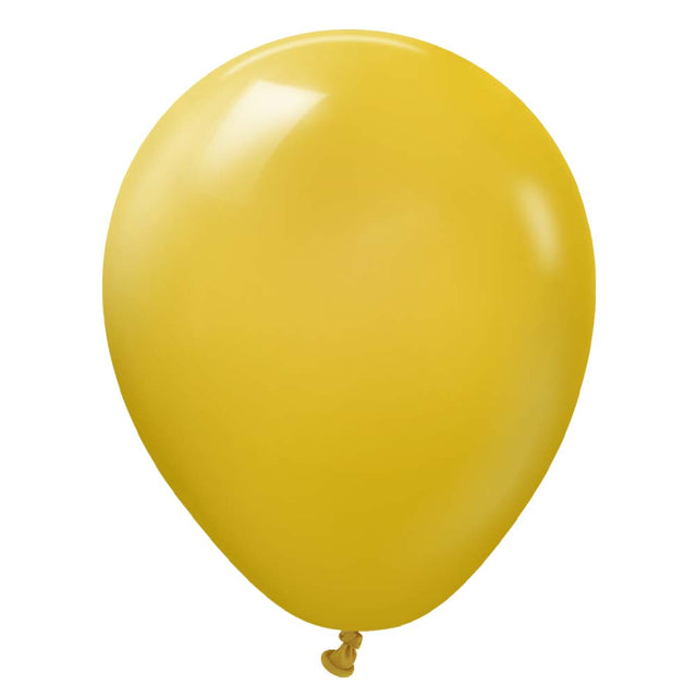 Latex Balloons 5 Inch Kalisan Retro Mustard