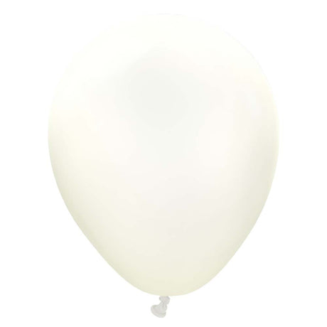 Latex Balloons 5 Inch Kalisan Retro White
