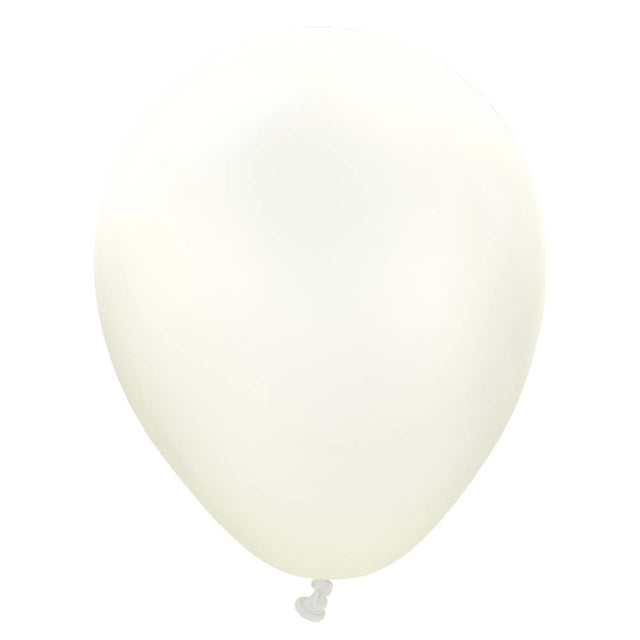 Latex Balloons 5 Inch Kalisan Retro White
