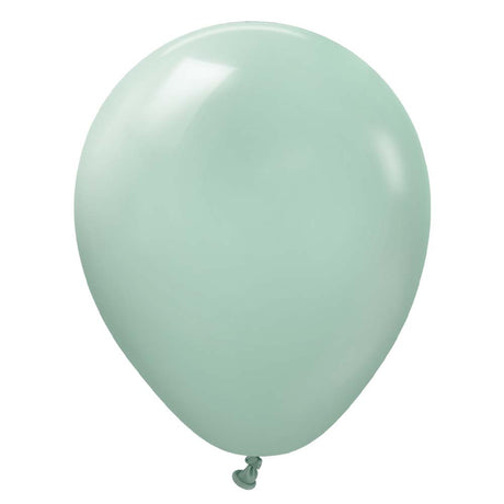 Latex Balloons 5 Inch Retro Winter Green