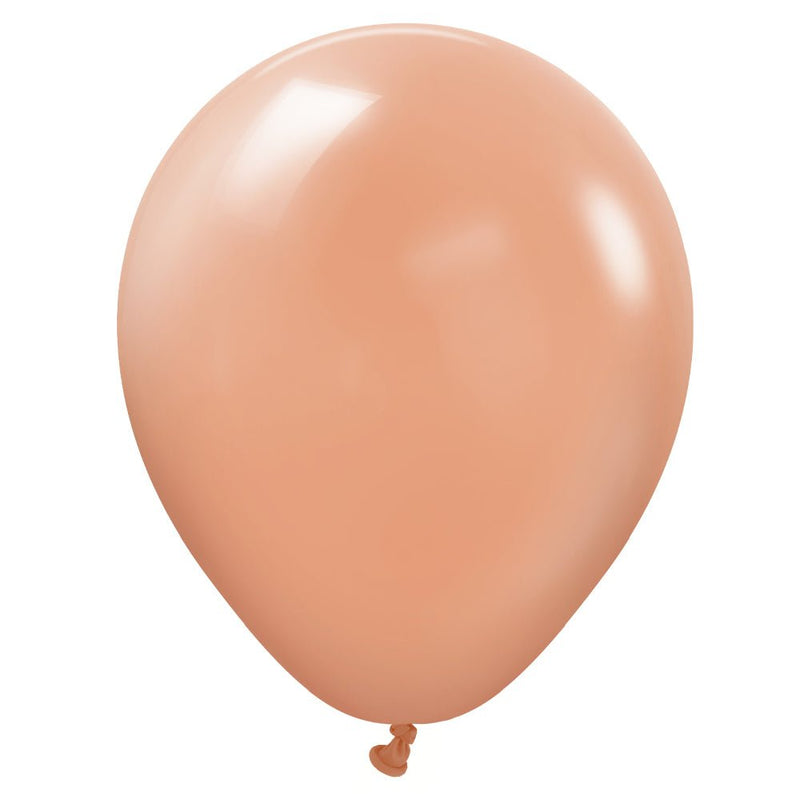 5 Inch Latex Balloons - Clay Pink