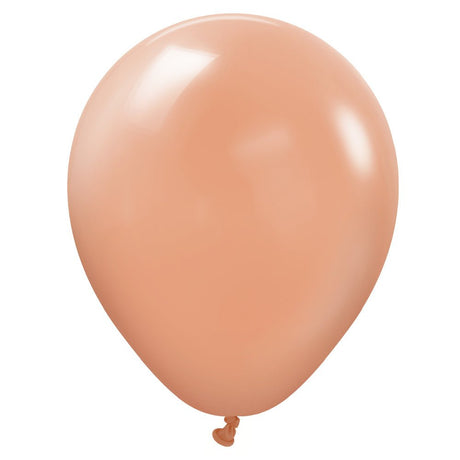 5 Inch Latex Balloons - Clay Pink