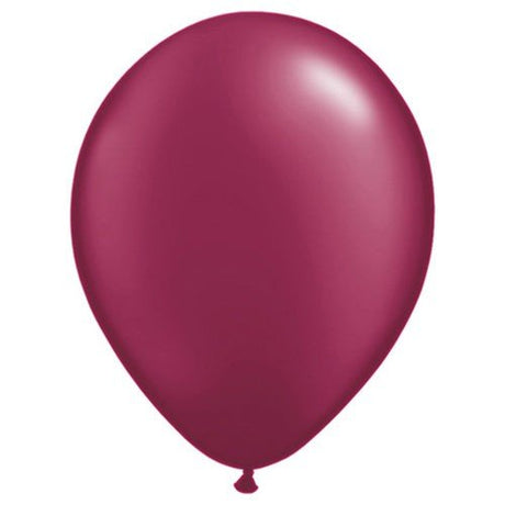 Latex Balloons 5 Inch Pearl Burgundy