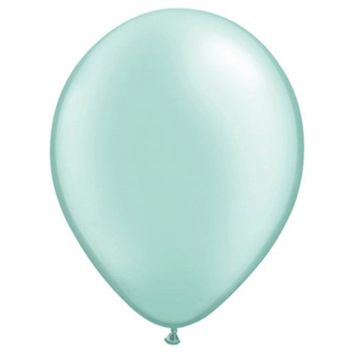 5 Inch Pearl Mint Green Latex Balloons