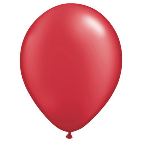 Latex Balloons 5 Inch Pearl Ruby Red