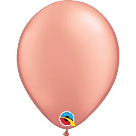 5 Inch Rose Gold Latex Balloons