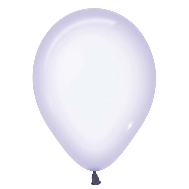 Latex Balloons 5 Inch Crystal Pastel Lilac