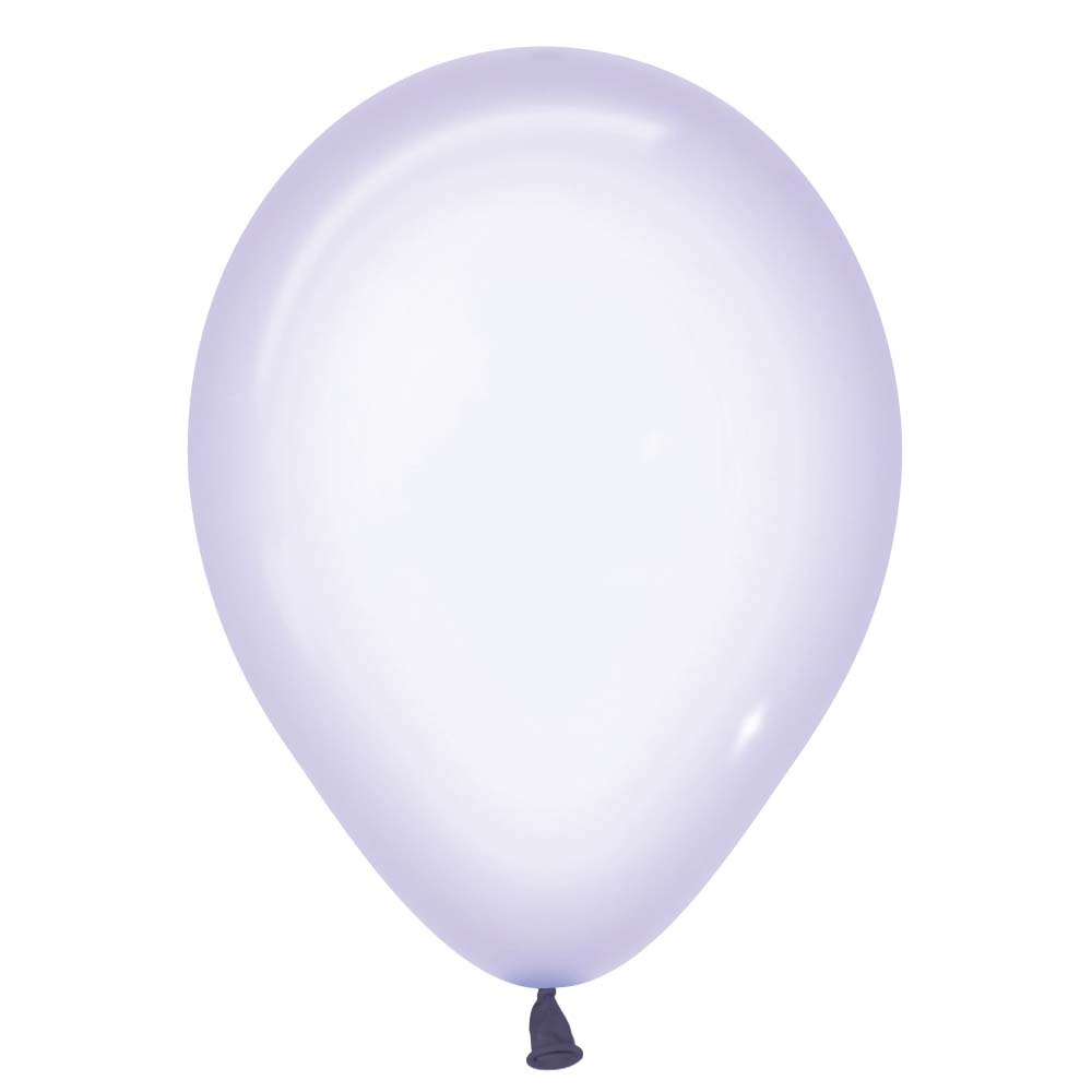 Latex Balloons 5 Inch Crystal Pastel Lilac