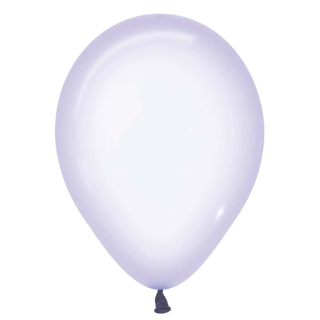 Latex Balloons 5 Inch Crystal Pastel Lilac