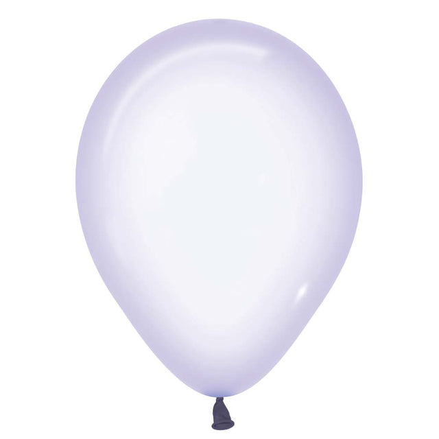 Latex Balloons 5 Inch Crystal Pastel Lilac