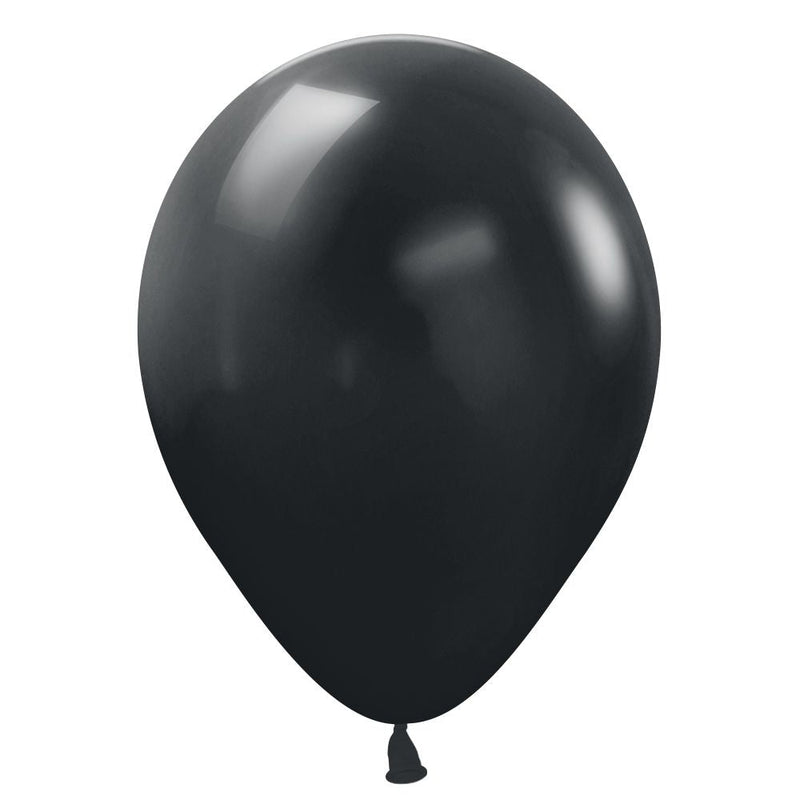 5 Inch Latex Balloons Black