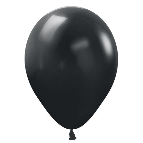 5 Inch Latex Balloons Black