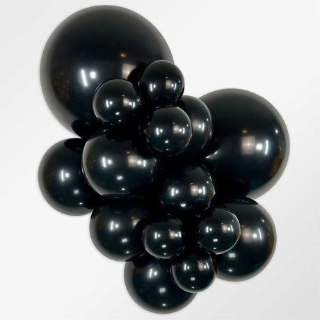 5 Inch Latex Balloons Black