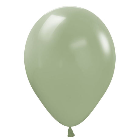 Latex Balloons 5 Inch Sempertex Deluxe Eucalyptus Green