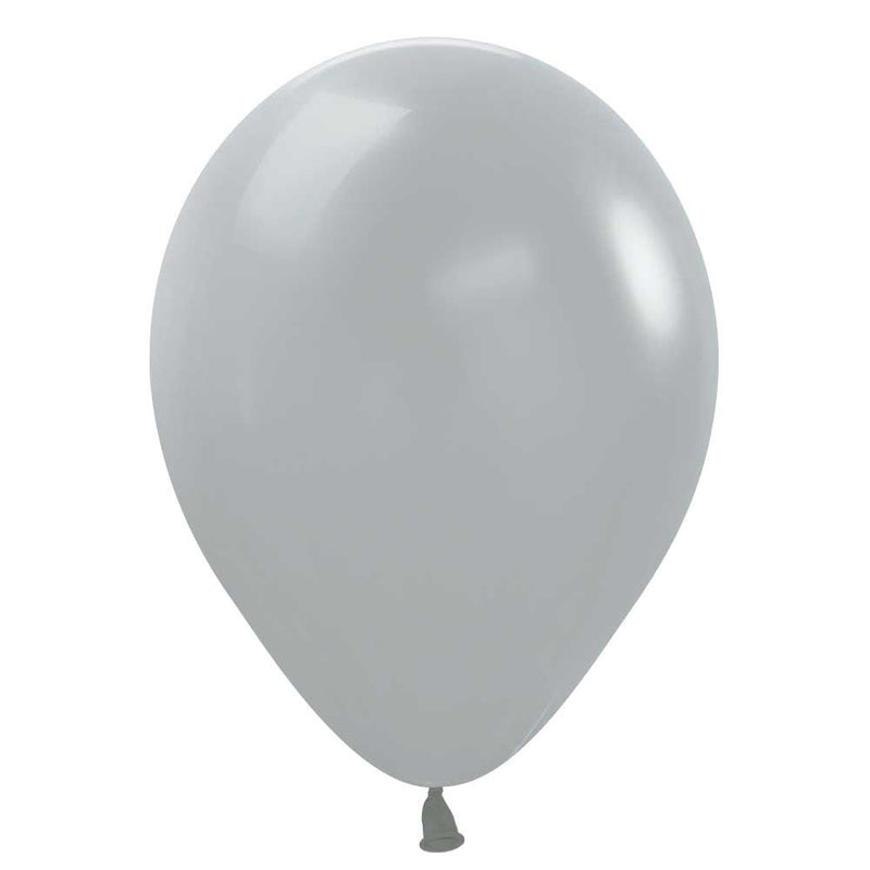5 Inch Latex Balloons Grey
