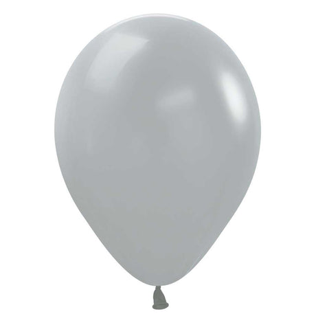 5 Inch Latex Balloons Grey