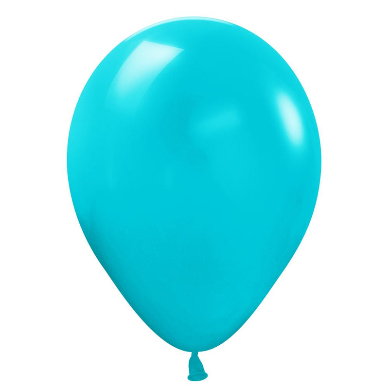 Latex Balloons 5 Inch Sempertex Deluxe Turquoise Blue