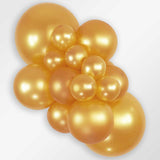 Latex Balloons 5 Inch Metallic Gold