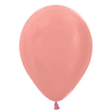 Latex Balloons 5 Inch Metallic Rose Gold