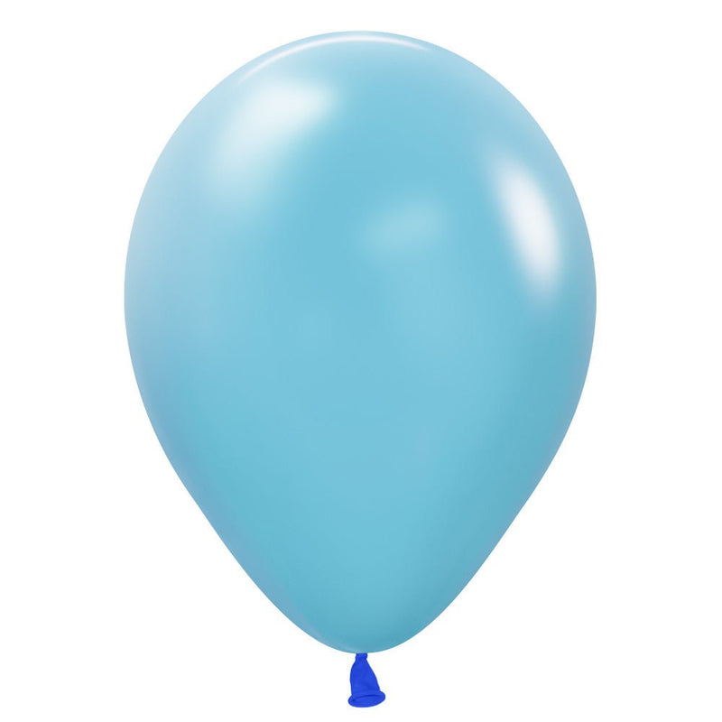 Latex Balloons 5 Inch Sempertex Neon Blue