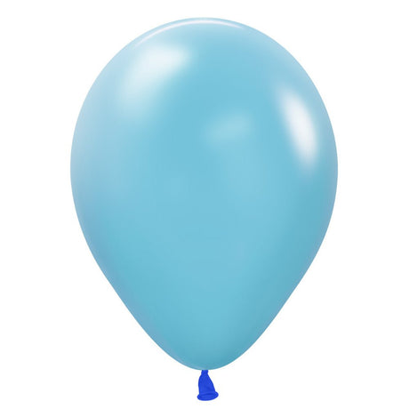 Latex Balloons 5 Inch Sempertex Neon Blue