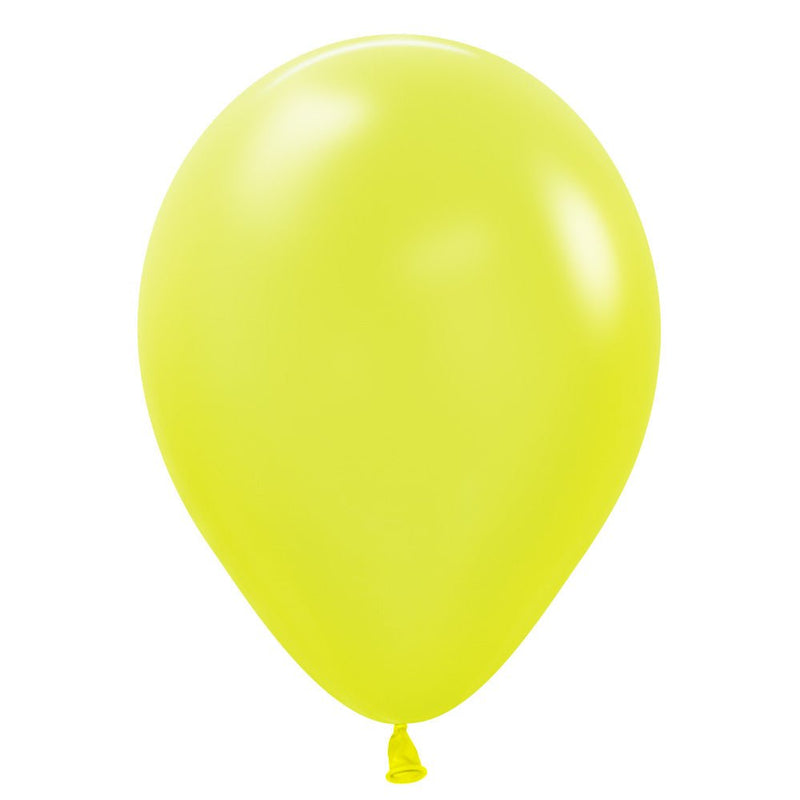 Latex Balloons 5 Inch Neon Yellow