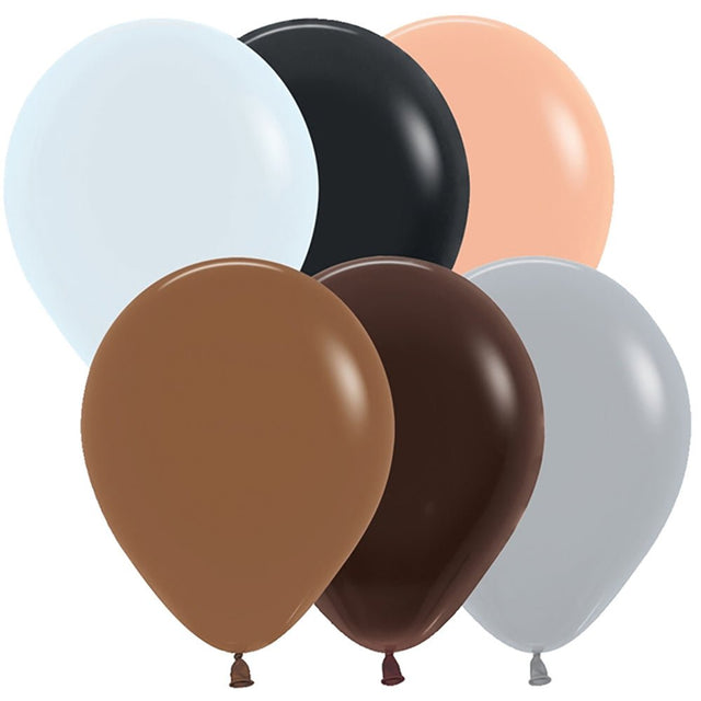 5 Inch Latex Balloons Neutral Assortment