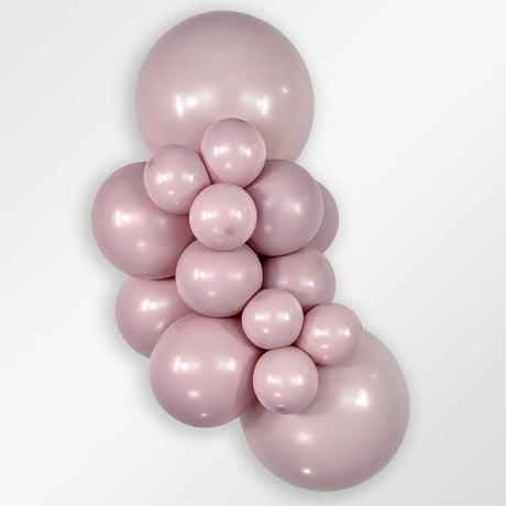 Latex Balloons 5 Inch Pastel Dusk Rose