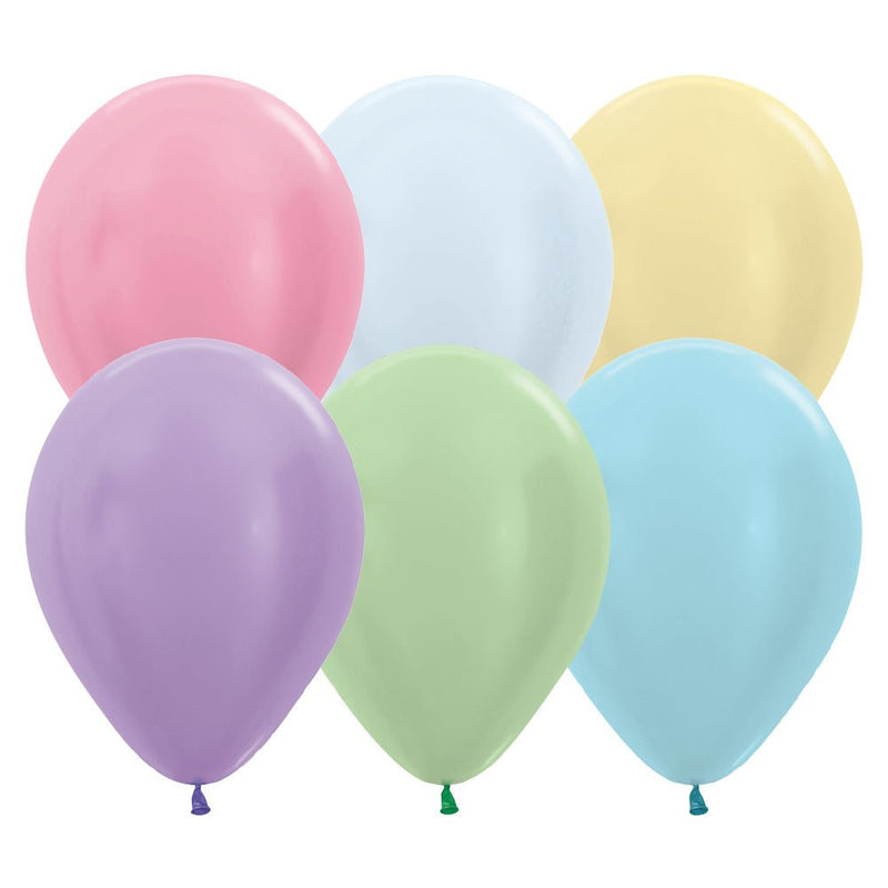 Latex Balloons 5 Inch Pearl Assortment