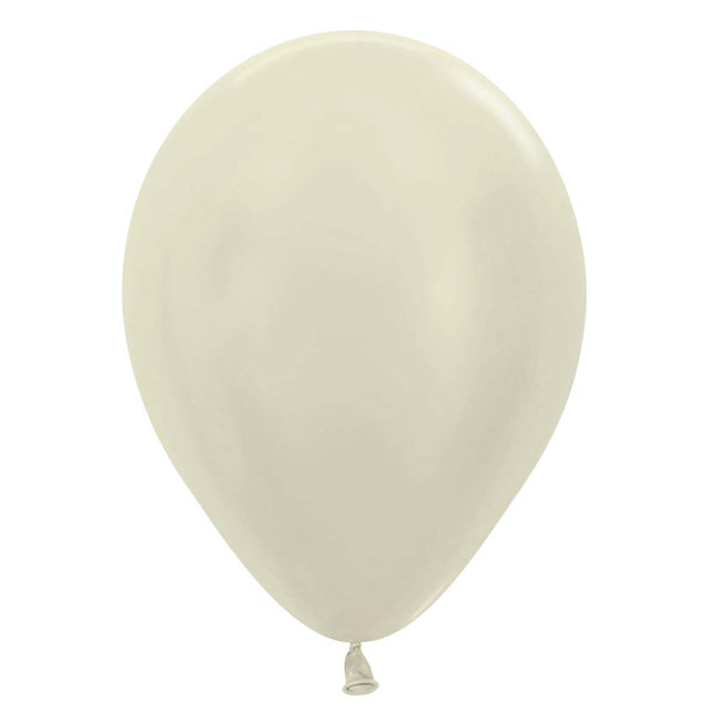 Latex Balloons 5 Inch Pearl Ivory
