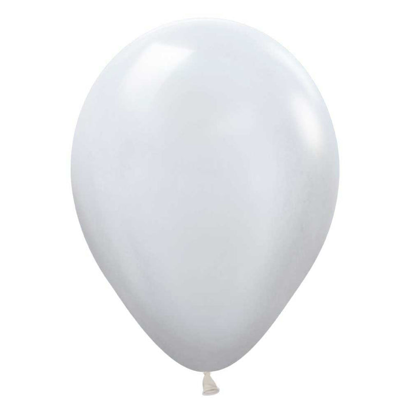 Latex Balloons 5 Inch Pearl White